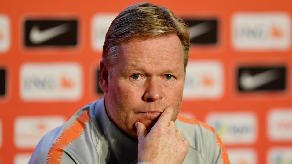 Holland manager Ronald Koeman